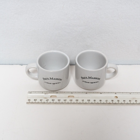 Vintage Paul Masson cream liqueur ceramic  demitasse cups - new - Picture 1 of 1